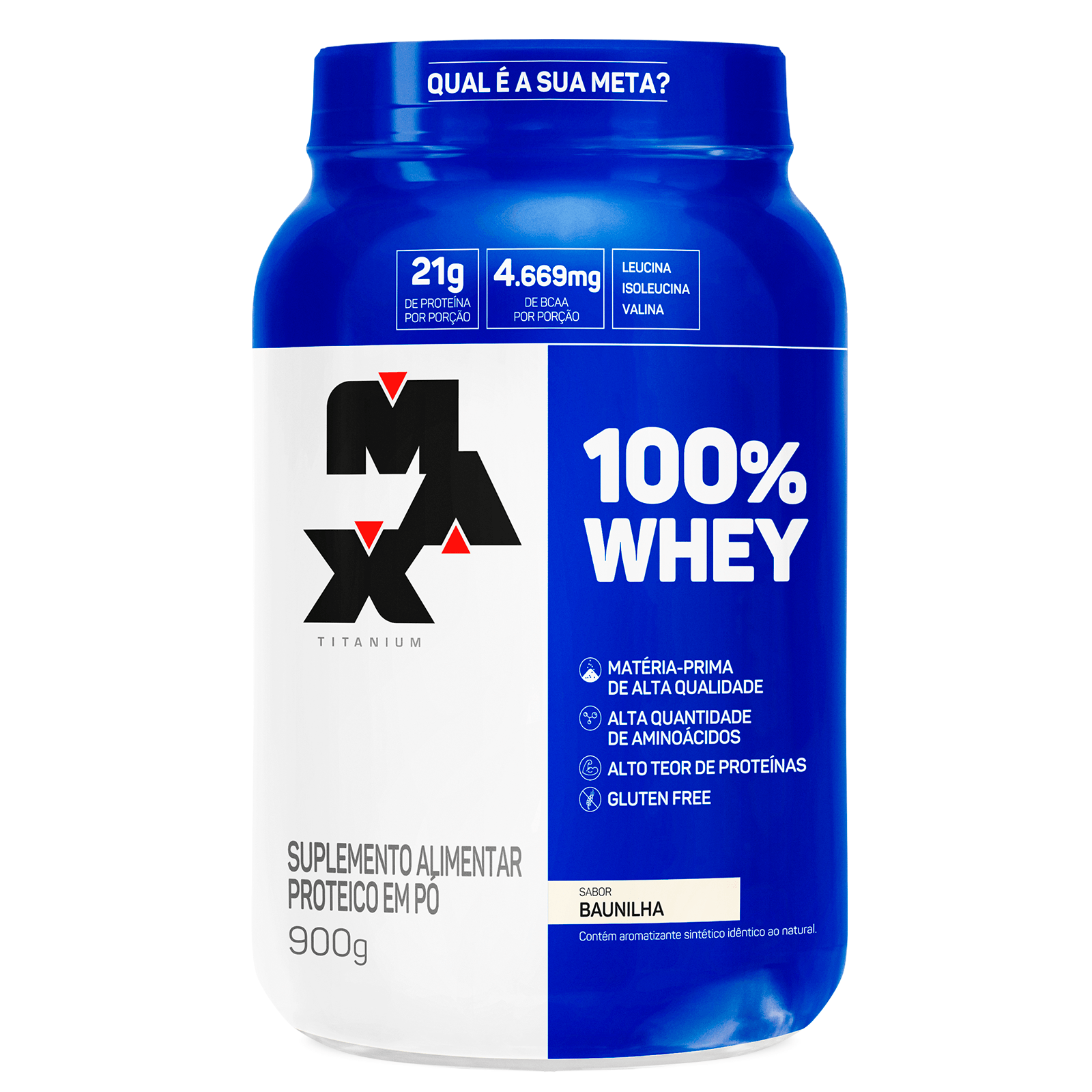 Max Titanium 100% Whey Pote 900G