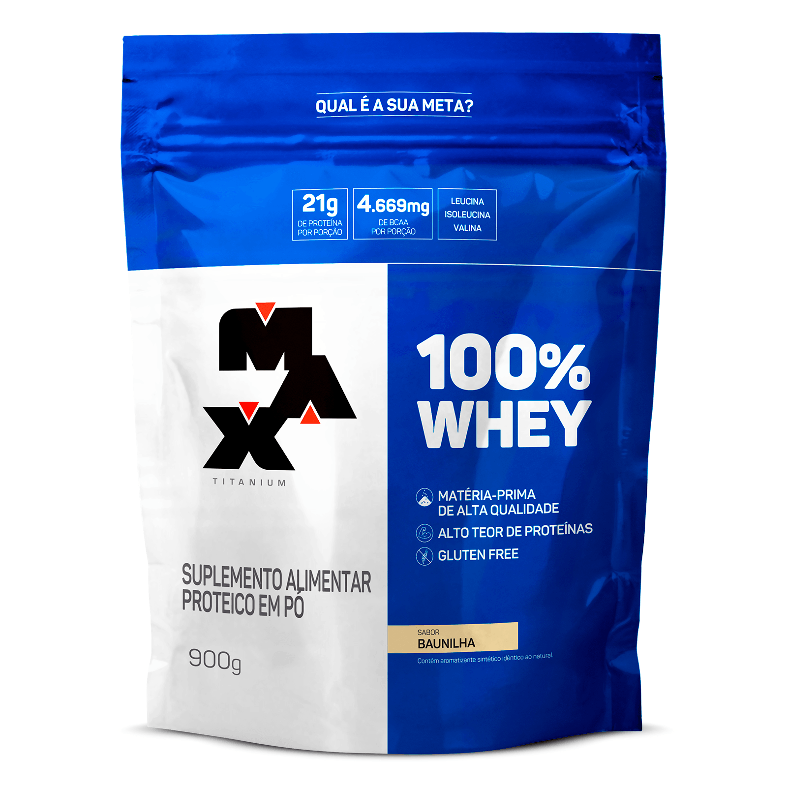Max Titanium 100% Whey Refil 900G