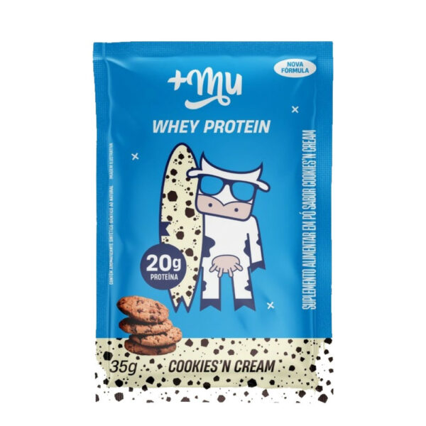 MAIS MU Whey Protein Concentrado +Mu Cookise’n Cream 35g