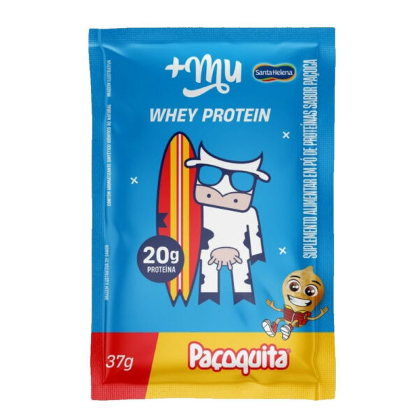 MAIS MU Whey Protein Concentrado +Mu Paçoquita 37g