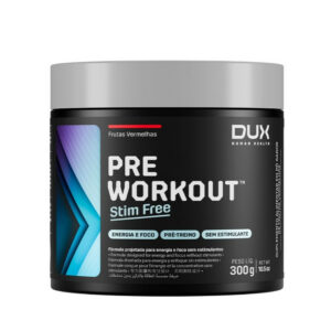 DUX Pre Workout Stim Free Frutas Vermelhas 300g