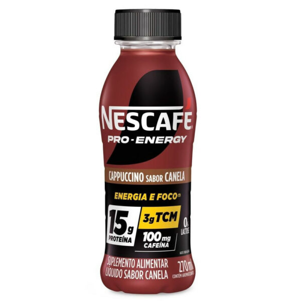 Nescafe Pro-Energy Capuccino Canela 15g Proteína 270ml