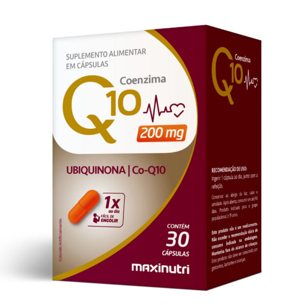 Maxinutri Q-10 Coenzima 200mg – 30 Cápsulas
