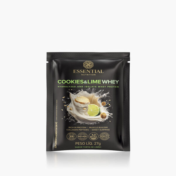 Essential Nutrition Cookies & Lime Whey Sabor Torta de Limão 27g