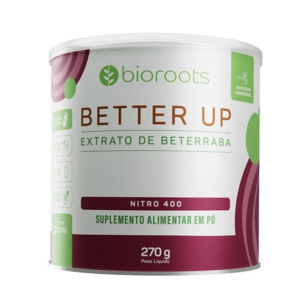 Divina Pharma Better Up Extrato De Beterraba Bioroots 270g
