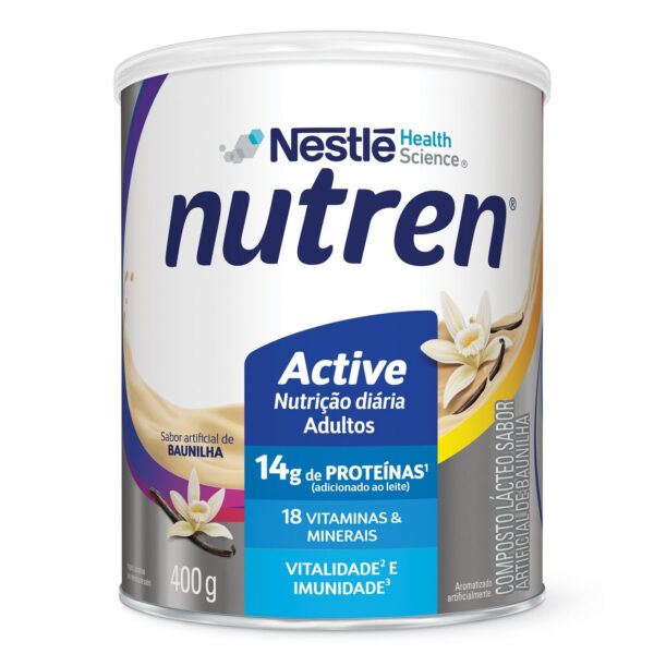 Nutren Complemento Alimentar Active Baunilha 400g