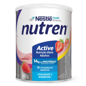 Nutren Complemento Alimentar Active Morango 400g