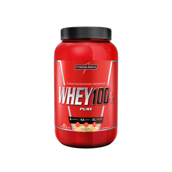 Integralmedica Super Whey 100% Pure 907g Sabor Baunilha