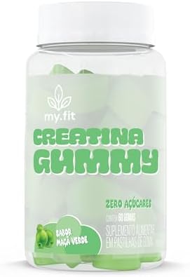 Sunflower industria e laboratorio fitoterapico e e e e e e e e e e e Creatina Gummy, Sabor Maça Verde (60.