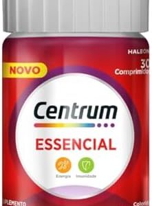Haleon Centrum Essencial Multivitamínico Diário, com Complexo B, Vitamina D, e Magnesio, 30 Comprimidos