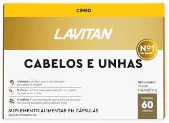 Lavitan Multivitamínico Cabelos E Unhas Com 60 Cápsulas