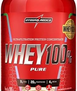 Integralmédica - Whey Protein Concentrado Cookies and Cream 100% Pure - 21g de Proteína por Scoop
