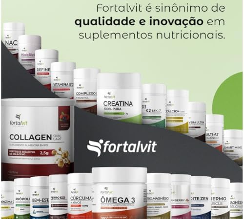 Fortalvit 5 Magnésio Treonato 180 Cápsulas, 3 Meses de Uso, Longa Duração, Alto Teor Treonato +