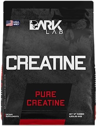 Dark Lab Creatina Pura 1kg Monohidratada 100% de Pureza, Sem Sabor