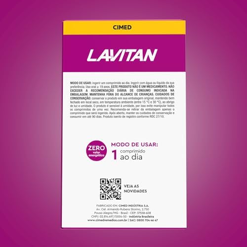 Lavitan Multivitamínico AZ Para Mulher Com 90 Comprimidos