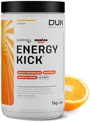 Dux Nutrition Energy Kick Laranja 1000g – Pré‑treino em Pó com Cafeína e Taurina