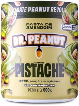 Dr. Peanut Pasta de Amendoim Pistache 600g com Whey Protein