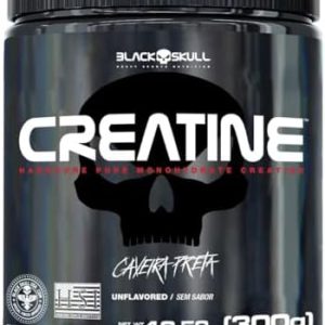 Black Skull Creatina Pura - Pote 300g