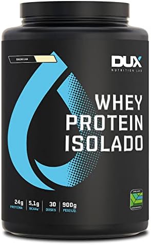 Dux Nutrition Whey Protein Isolado Baunilha Pote 900g – Contribui para os Resultados e Auxilia a Recuperação