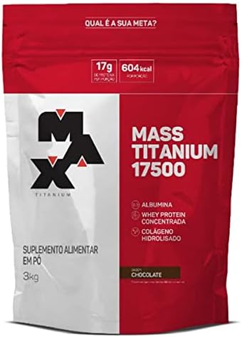 Max Titanium BR Mass 17500 (3kg) – Sabor Chocolate