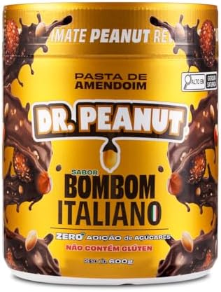 Dr Peanut Pasta de Amendoim. Bombom Italiano 600G – Com Whey Protein