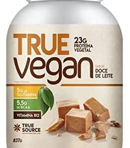 True Source Vegan Proteína Vegetal – 837G Doce De Leite