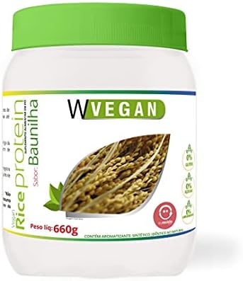 Rice Protein 660g Sabor Baunilha WVegan