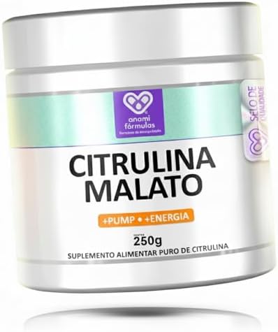 Anami L-Citrulina Malato Em Pó – Fórmula 100% Pura 250g