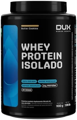 Dux Company – Whey Protein Isolado – 900g – Butter Cookies
