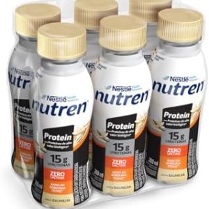 Bebida Láctea Nutren Protein 15g de proteínas Baunilha 260ml - Pack com 6 unidades