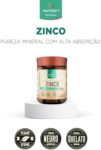 Nutrify Vitamina de Zinco 60 cápsulas