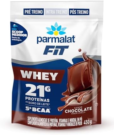 Lactalis do Brasil Whey Protein Concentrado Chocolate Parmalat Fit 450g