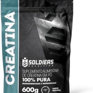 Soldiers Nutrition Creatina Monohidratada 600g - 100% Pura Importada