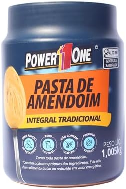 Pasta de Amendoim Integral – 1000g – Power One