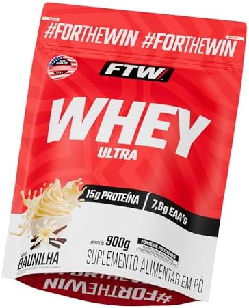 Fitoway FTW Whey Ultra Protein com Proteína Concentrada WPC, em Pó com 15g de Proteína