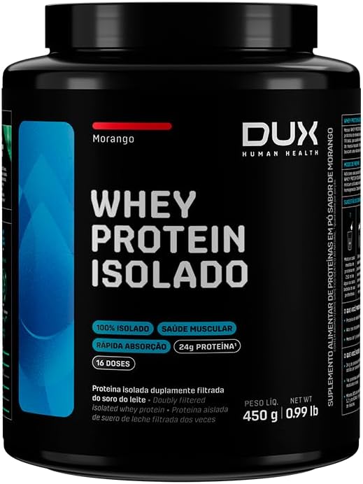 Dux – Whey Protein Isolado – 900g – Caramelo Salgado
