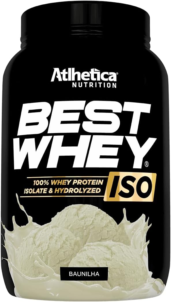 Best Whey Iso (900g) – Sabor Baunilha, Atlhetica