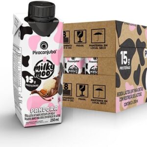 Piracanjuba Bebida Láctea Milkymoo 15g Pandora 250ml – 12 unidades