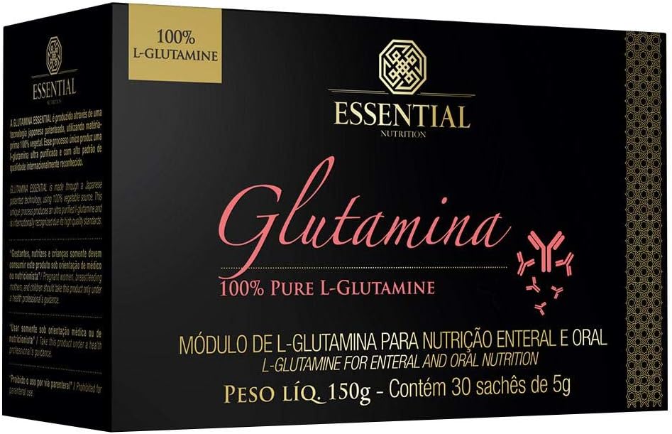 Essential Nutrition Glutamina – 30 Sachês 5G