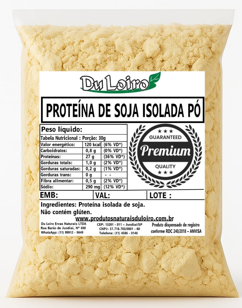 Proteína Isolada de Soja (1Kg)
