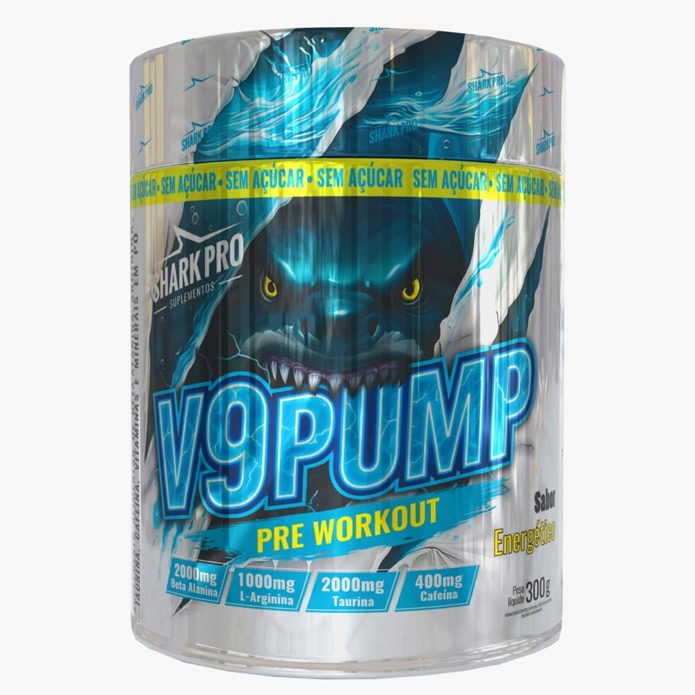Shark PRO Pré-Treino V9 Pump Pote 300g Energético