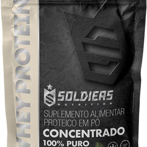 Soldiers Nutrition Whey Protein Concentrado 1kg - Beijinho - 100% Importado