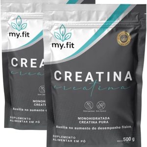 Kit 2x Creatina 100% Pura – Monohidratada com Laudo – Embalagem