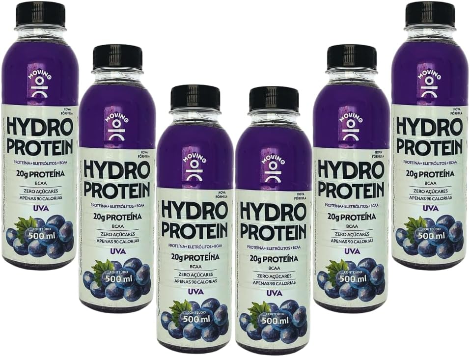 Hydro Protein Uva 500ml Kit com 6 Unidades