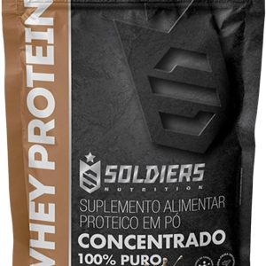 Soldiers Nutrition Whey Protein Concentrado 1Kg - Mocaccino - 100% Puro Importado