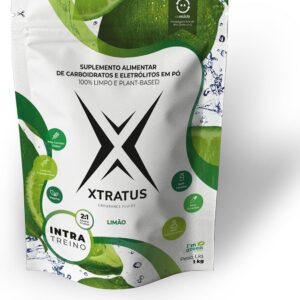 Xtratus Endurance Fluids – Suplemento de Carboidratos e Eletrólitos Intra-Treino com Limão – Livre de