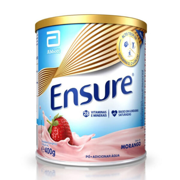 Ensure Suplemento Nutricional Sabor Morango 400g