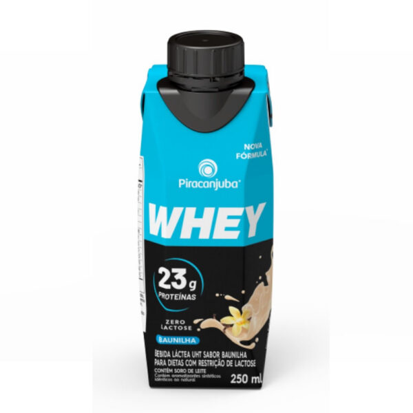 Piracanjuba Whey Zero Lactose Baunilha 23g – 250ml