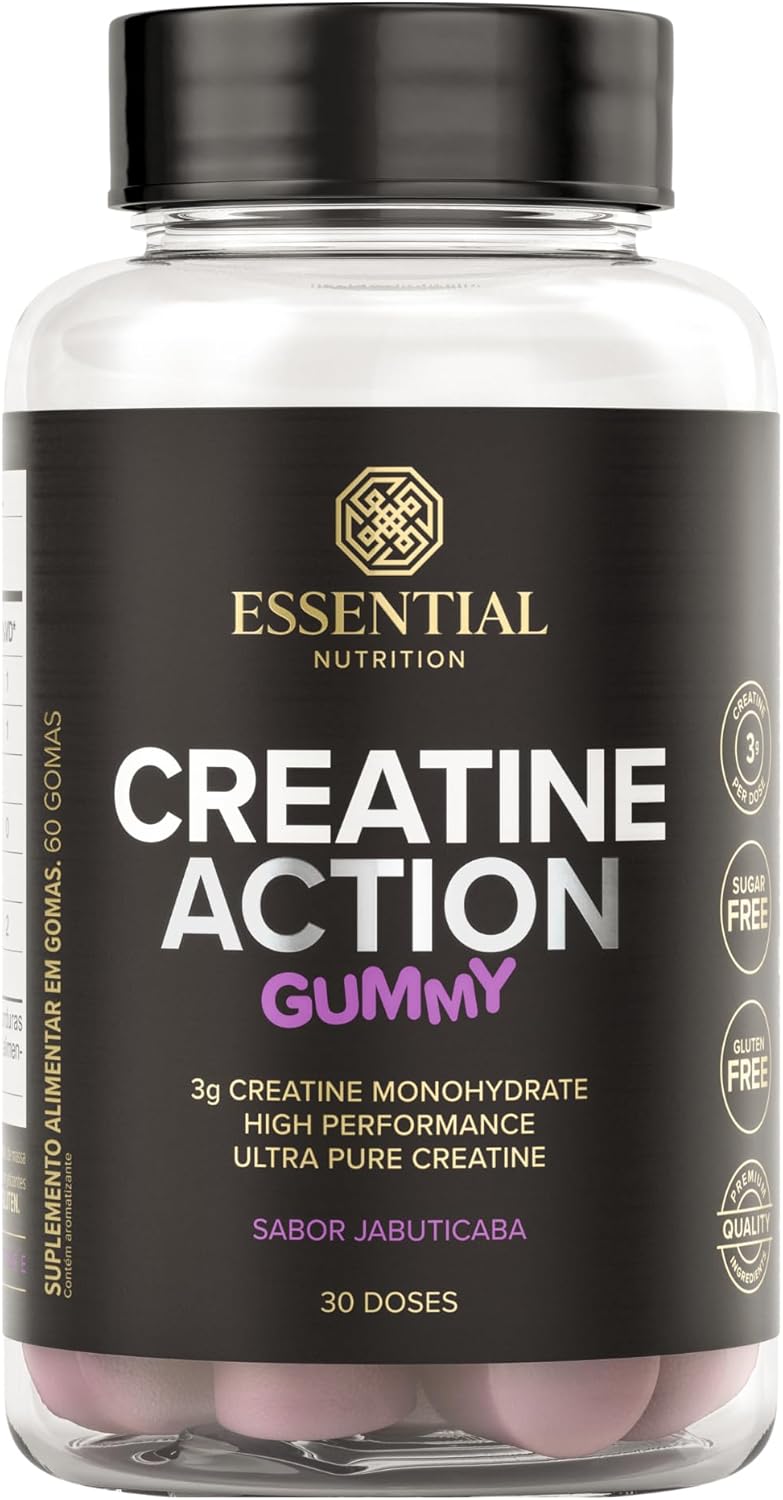 Essential Nutrition Creatina Action Gummy 60 Gomas