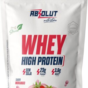 Absolut Nutrition Whey High Protein 900g Morango